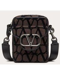 Valentino Garavani - Mini Locò Toile Iconographe Shoulder Bag - Lyst