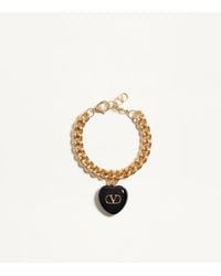 Valentino Garavani - Coeur Royal Metal And Enamel Bracelet - Lyst
