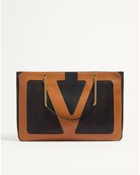 Valentino Garavani - Viva Superstar Large Nappa Leather Shopping Bag - Lyst