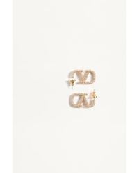 Valentino Garavani - Vlogo Signature Metal Earring - Lyst