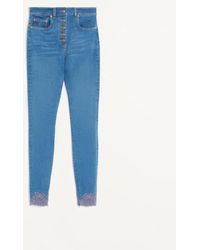 Valentino - Trousers With Lace - Lyst