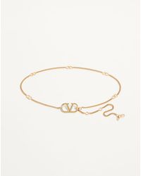 Valentino Garavani - Vlogo Signature Chain Belt - Lyst
