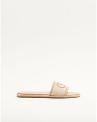 Valentino Garavani - Vlogo Torchon Slide Sandal - Lyst