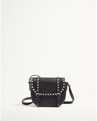 Valentino Garavani - Small Rockstud Grainy Calfskin Crossbody Bag - Lyst