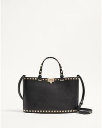 Valentino Garavani - Rockstud Small Shopping Bag - Lyst