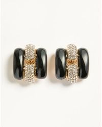 Valentino Garavani - Pas Plus Metal, Enamel And Swarovski Crystal Earrings - Lyst