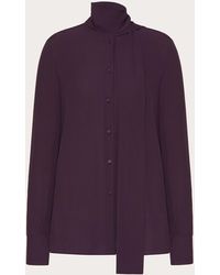 Valentino Georgette Shirt - Purple
