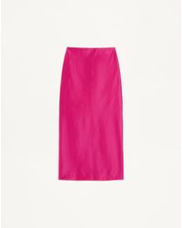 Valentino - Long Taffeta Skirt - Lyst