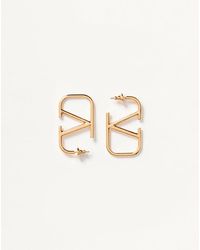 Valentino Garavani - Vlogo Signature Metal Earrings - Lyst