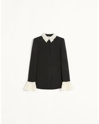 Valentino - Georgette Blouse - Lyst