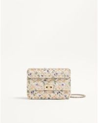 Valentino Garavani - Rockstud Spike Small Jacquard Bag - Lyst