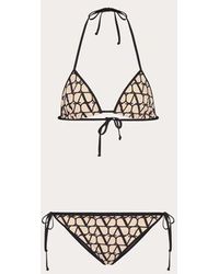 Valentino - Toile Iconographe Lycra Bikini - Lyst