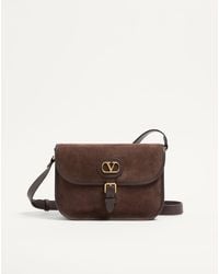 Valentino Garavani - Antibes Suede Shoulder Bag - Lyst