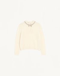 Valentino - Embroidered Wool Jumper - Lyst