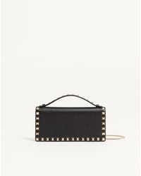 Valentino Garavani - Rockstud Wallet With Chain - Lyst