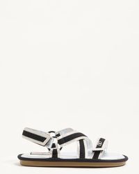 Valentino Garavani - Lake Powell Sandal With Crochet Embroidery - Lyst