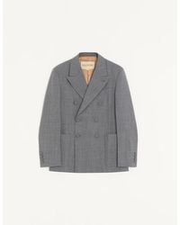 Valentino - Double-Breasted Jacket - Lyst