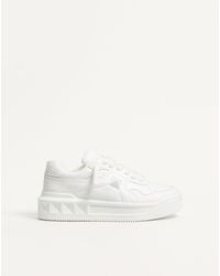Valentino Garavani - One Stud Xl Nappa Leather Low-top Sneaker - Lyst
