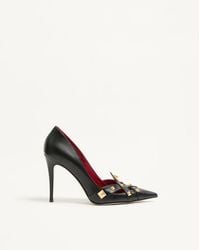 Valentino Garavani - Studdy Pumps Aus Ziegenleder, 100 Mm Frau - Lyst