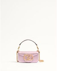 Valentino Garavani - ヴァレンティノ ガラヴァーニ ロコ ジュエルロゴ ラミネートカーフスキン スモール ショルダーバッグ 女性 マルチカラー - Lyst