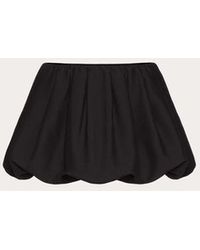 Valentino - Crepe Couture Mini Skirt - Lyst