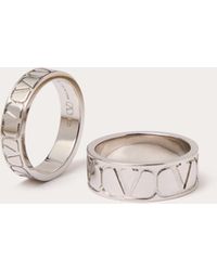 Valentino Garavani - Toile Iconographe Metal Ring Set - Lyst