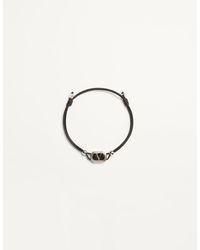 Valentino Garavani - Ovalette Armband Aus Baumwolle Mann - Lyst