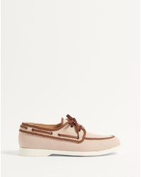 Valentino Garavani - Palm Avenue Canvas And Nappa Boat Shoe - Lyst