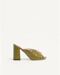 Valentino Garavani - Vlogo Signature Slide Sandal - Lyst