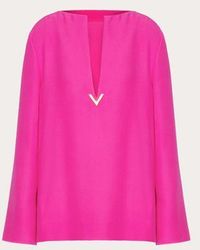 Valentino - キャディクチュール トップス 女性 Pink Pp - Lyst