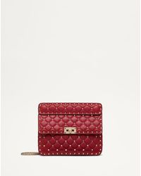 Valentino Garavani - Medium Nappa Rockstud Spike Bag - Lyst