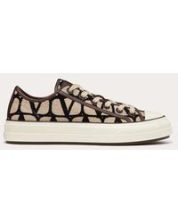 Valentino Garavani - Toile Iconographe Totaloop Low-top Trainer - Lyst