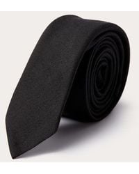 Valentino Garavani - Valentie Tie In Wool And Silk - Lyst
