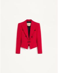 Valentino - Virgin Wool Jacket - Lyst