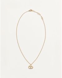 Valentino Garavani - Ovalette Metal Necklace - Lyst