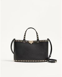 Valentino Garavani - Rockstud Small Shopping Bag - Lyst