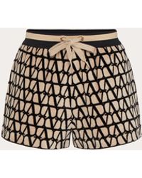 Valentino - Toile Iconographe Sponge Jersey Shorts - Lyst