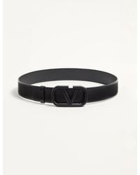 Valentino Garavani - Vlogo Signature Calfskin Belt - Lyst