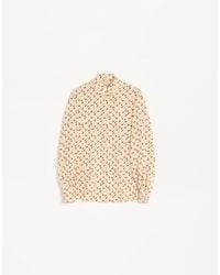 Valentino - Camisa De Crepé De China Con Estampado Cherryfic Mujer - Lyst