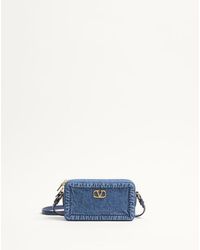 Valentino Garavani - Alltime Mini Denim Shoulder Bag - Lyst