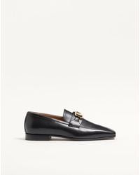 Valentino Garavani - Vlogo Signature Kidskin Loafer - Lyst