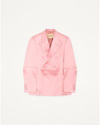 Valentino - Double-Breasted Jacket - Lyst