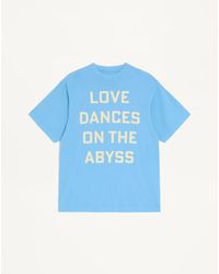 Valentino - Cotton T-Shirt With Love Dances On The Abyss & Made - Lyst