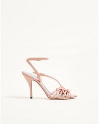 Valentino Garavani - Nodine Kidskin Sandal 100Mm - Lyst