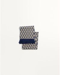 Valentino Garavani - Toute La V Knitted Wool Scarf - Lyst