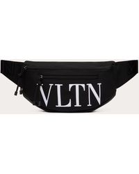 Valentino Garavani Vltn Nylon Belt Bag - Black