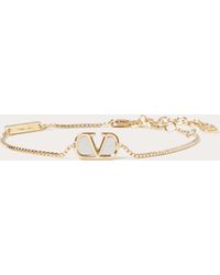 Valentino Garavani - Vlogo Signature Metal Bracelet - Lyst