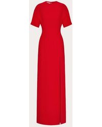 Valentino - ROBE LONGUE EN CADY COUTURE - Lyst