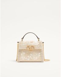 Valentino Garavani - Mini Vsling Embroidered Handbag With Jewel Logo - Lyst