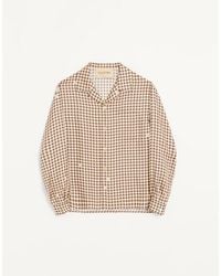 Valentino - Long-Sleeved Silk Shirt With All-Over Chamber Print - Lyst